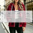 thumbnail image 3 of QUNYINEY Winter Jackets for Women Sherpa Fleece Hooded Full Zip Plaid Outerwear Jackets with Pockets Warm Long Sleeve Coats, 3 of 6