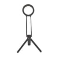 thumbnail image 3 of Ethern Desk Phone Holder, Lightweight, Compact, Portable And Foldable Table Phone Stand Black, 3 of 9