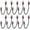 6 inch, variant on 1ft Multipack Short iPhone Charger Cable for iPhone 14 13 12, Bulk Short USB A to USB C Cable 12 inch for Charging Station Compatible with iPhone 15 Samsung Galaxy S20 S10 Note 20 10, 10 Pack Mixed