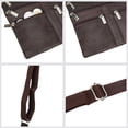 thumbnail image 4 of Leatherboss Leather Women Travel Cross Body Bag Shoulder Bag 5 Pocket Organizer Handbag, 4 of 6