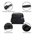 thumbnail image 2 of Vaupan Large Insulated Lunch Bag for Women and Men, Oxford Fabric Dual Compartment Reusable Lunch Box for School Office Work Picnic, Leakproof Cooler Lunch Tote Bag with Adjustable Shoulder Strap, 2 of 7