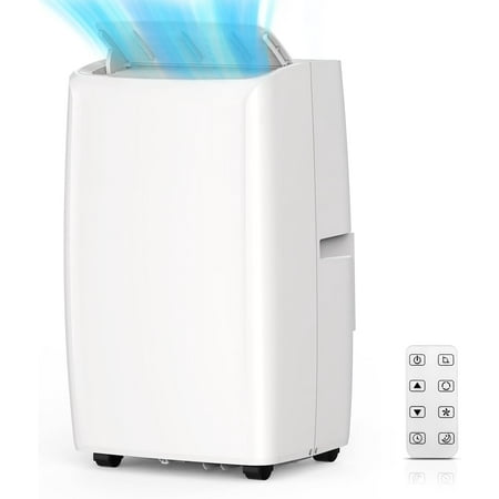 

Portable Air Conditioner 14 000 BTU AC Unit 3-in-1 Portable Air Conditioner w/Dehumidifier & Fan Modes Remote Control for Home up to 450-750 sq. ft. Complete Window Mount Exhaust Kit