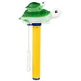 thumbnail image 5 of Northlight 9" Green and Yellow Turtle Family Floating Swimming Pool Thermometer with Cord, 5 of 6
