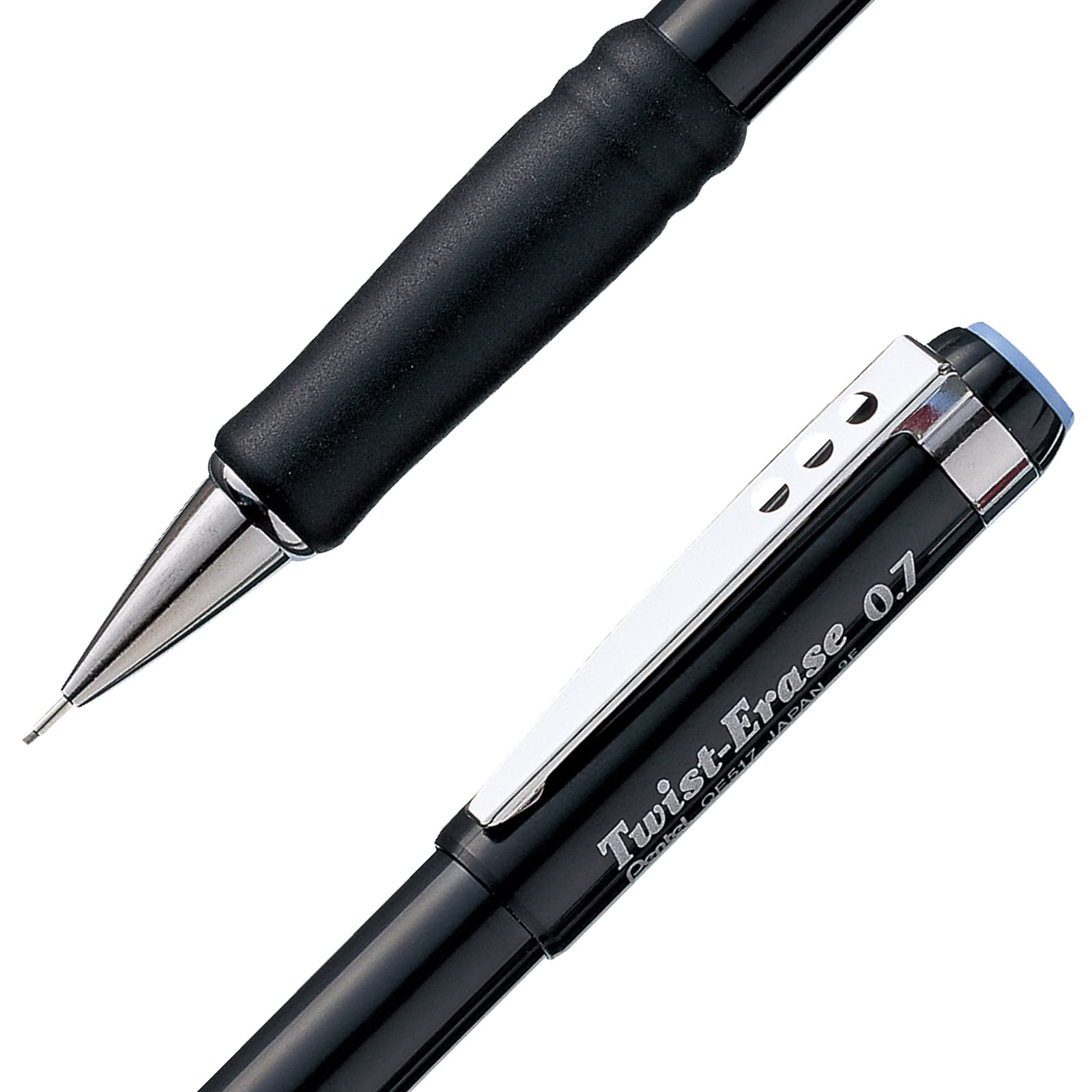 Twist-Erase III Mechanical Pencil (0.7mm), Black Barrel, 12 Count