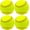 4 Pack, variant on Fastpitch Softballs 11 Inch – Yellow Unmarked Leather Covered Training Balls for Practice, Games, Drills and Recreational Play