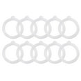 thumbnail image 2 of Meiiso Silicone Jar Seals, 10 White Silicone Jar Seals - Airtight Freshness for Canning, 10 White Replacement Silicone Tank Liners, 2 of 9