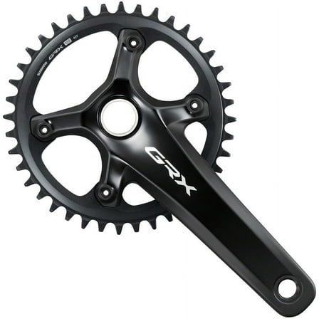 Shimano GRX FC-RX820-1 Crankset - 175mm, 12-Speed, 40t, 110 BCD, Hollowtech II, Black