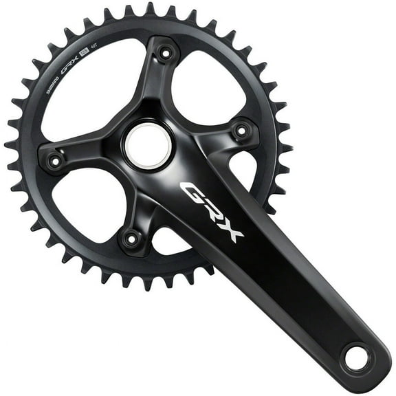 Shimano GRX FC-RX820-1 Crankset - 175mm, 12-Speed, 40t, 110 BCD, Hollowtech II, Black