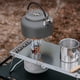 thumbnail image 3 of Mesa plegable Mesa de camping al aire libre de acero inoxidable Mesa plegable ligera Mini mesa de pi Tomshoo Mesa plegable, 3 of 7