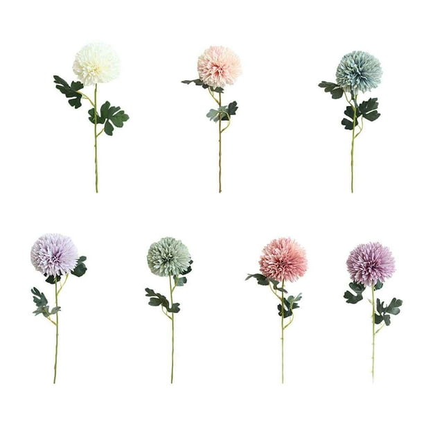 Home decorations Artificial Silk Fake Flowers Dandelion Floral Wedding  Bouquet Hydrangea Decor Artificial Flowers Plants Bouquet Plastic Flower  for Home Decoration/Wedding Decor 1Pc 