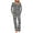 Gray#2, variant on 2025 Ladies' Soft Lounge Set Women's Long Sleeve Sleepwear Pajama Set
