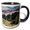 Black/White, variant on 3drose, Flowers and Dunes of Great Sand Dunes National Park, Colorado, 11oz Two-tone Green Mug