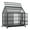 Black, variant on Pefilos 47" Heavy Duty Dog Crate Kennel with Window on Roof, Pet Cage Metal Playpen for Large Medium Dogs with 4 Lockable Wheels, Black