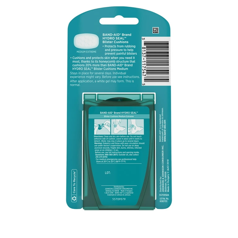 Band aid hydro seal blister heels hot sale