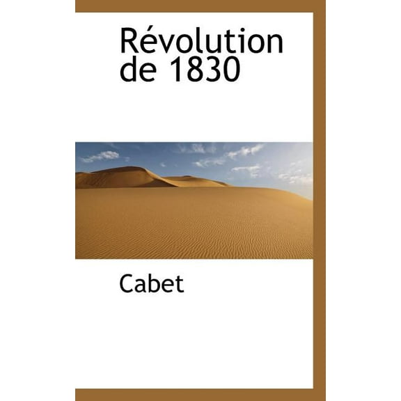 R Volution de 1830, (Paperback)