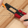 thumbnail image 2 of Woodworking Pocket Ruler Aluminum Slide Ruler, 2 of 9