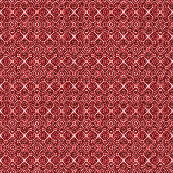 Ahgly Company Indoor Square Patterned Valentine Red Area Rugs, 8' Square