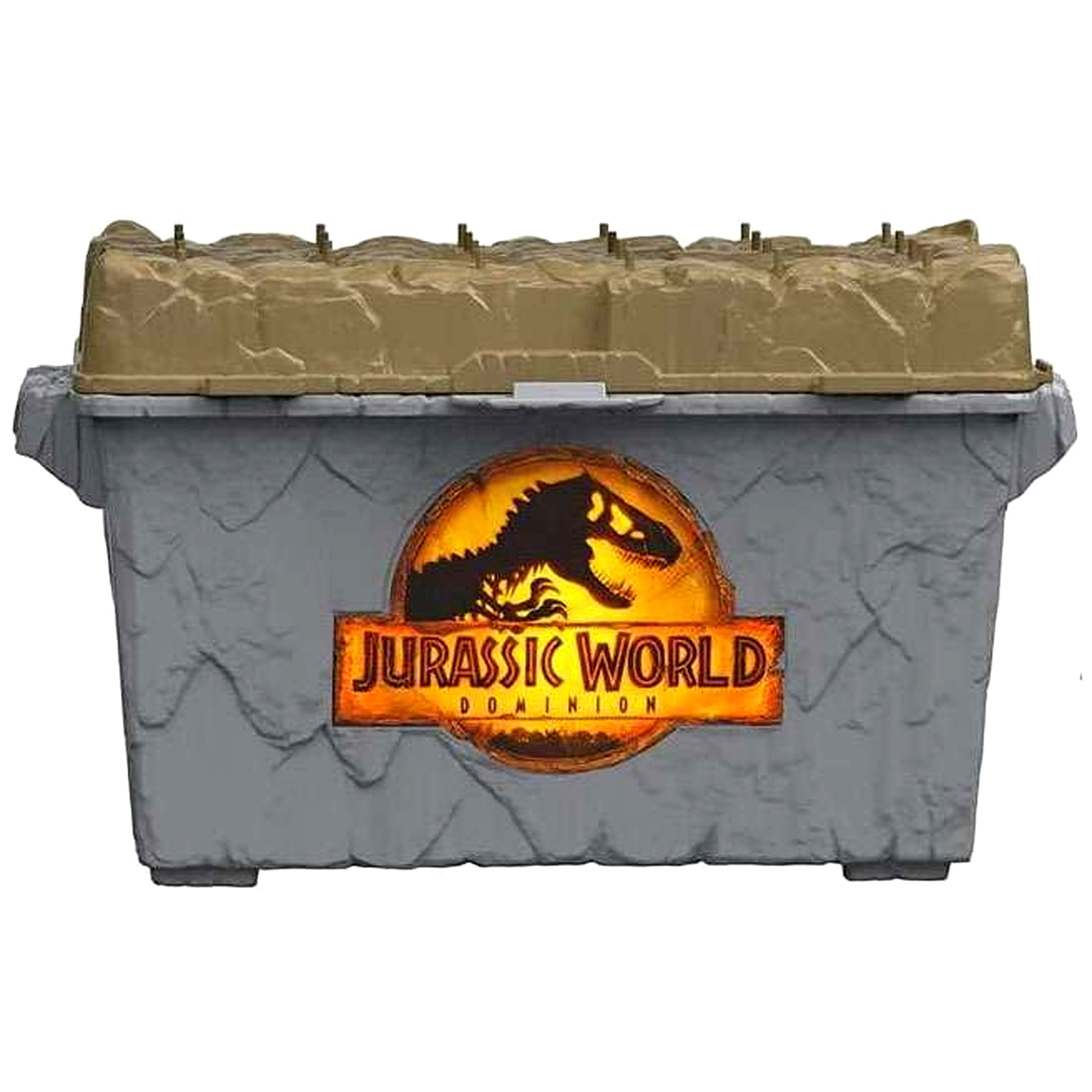 Jurassic World Tyrannosaurus Rex Triceratops and Velociraptor Action Figure Set, 30 Piece