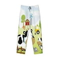 thumbnail image 4 of Haiem Farmfield with Cute Animals Men's Pajama Pants Ultra Lightweight Pjs Bottoms Sleepwear Bottom Pants with Pocket Drawstring-Large, 4 of 9