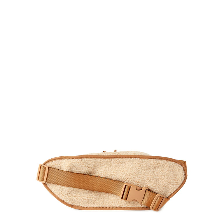 Easy To Style Sherpa Fanny Pack In Brown