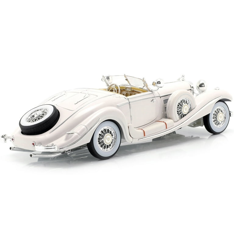 1/18 メルセデスベンツ500K 白 Specialroadster1936 1936 Mercedes Benz 500 K Special Roadster White 1/18 Diecast