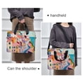 thumbnail image 6 of FORMRS 16" Laptop Bag Carrying Sleeve Case with Handle Travel Shoulder Briefcase, Abstract Painting, 6 of 8
