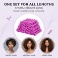 thumbnail image 5 of NOGIS Purple Perm Rods Set for Natural Hair 40pcs Plastic Cold Wave Rods Purple Perm Rods for Long Short Hair Rollers Hair Curling Rods for Women Hair DIY Hairdressing Tools（Purple 0.7inch）, 5 of 7
