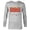 Athletic Heather, variant on Marvel Logo Holiday Christmas Avengers Super Hero Ornaments - Long Sleeve T-Shirt for Men - Customized-Athletic Heather
