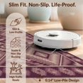 thumbnail image 6 of Design&I 5'x7' Washable Area Rug Purple Boho Lattice Abstract Southwestern Geometric Scroll Vintage for Dining Room, Under Table, Home Office, Snag-Free, Skid-Resistant, 6 of 7