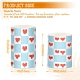thumbnail image 6 of Yayeee Flameless Candles with Remote Flickering Battery Operated Multi Color Changing, Light Blue Checkered Heart, 6 of 7