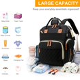 thumbnail image 2 of Bolsa de pañales Lamroro impermeable 3 en 1 con cambiador, 2 of 7