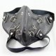thumbnail image 5 of Personalidad de cuero Máscara punk Máscara de remache Casco de motocicleta para fiesta de cosplay (negro), 5 of 6
