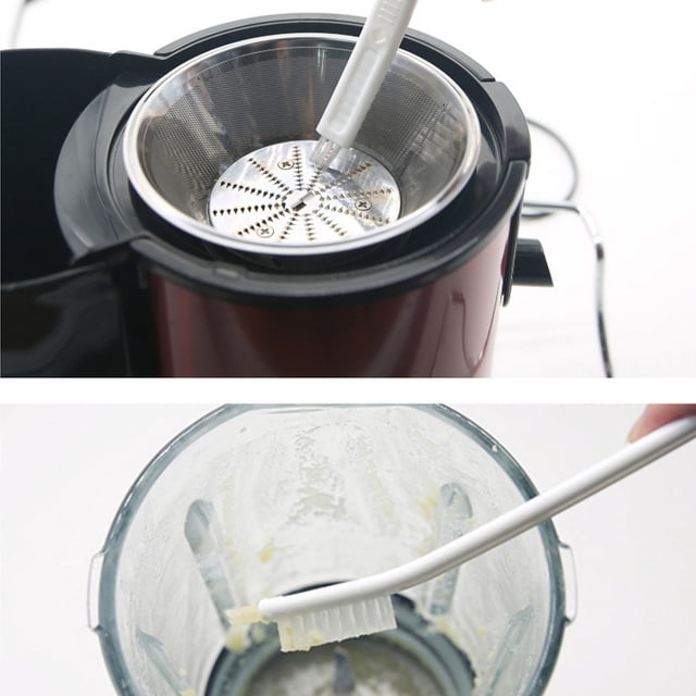1 cepillo para limpiar exprimidores, tostadoras, grietas, leche de soja, pequeños cepillos de fregado de plástico, multifunción.