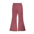 thumbnail image 6 of uublik Women's Jeans High Waisted Pull On Bell Bottom Jeans Trendy Elastic Denim Pants, Pink, 6 of 6