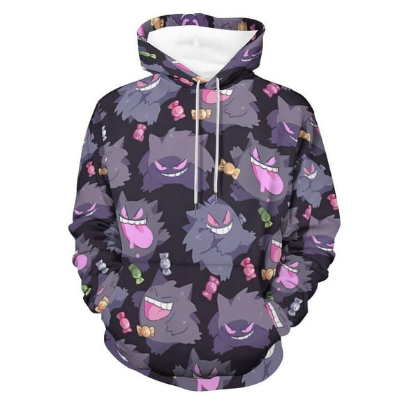 Gengar Hoodie Unisex 3d Novelty Hoodies Graphic Hoodies Pullover Sweatshirts For Men Women Teen S