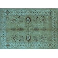 thumbnail image 1 of Ahgly Company Indoor Rectangle Oriental Light Blue Traditional Area Rugs, 6' x 9', 1 of 4