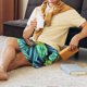 thumbnail image 5 of Fotbe Hippie Style Pantalones Cortos de Pijama para Hombre, Ropa de Dormir, Pantalones de Pijama Cortos para Hombre-Large, 5 of 6