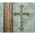 thumbnail image 4 of Large Rhinestone Cross Brooch Pin Jewelry Gift Faith Cross Pin Gold Tone Cross, Silver Tone Cross, 4 of 5