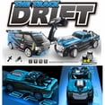 thumbnail image 2 of Voiture Télécommandée à Grande Vitesse 1:14 drift, Voiture de Course RC à Quatre Roues Motrices, Bleu Noir, 2 of 8
