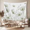 thumbnail image 2 of Sage Green Spring Floral Tapestry for Bedroom Wall Hanging Tapestry,Summer Botanical Watercolor Vintage Ceiling Backdrop Tapestries Poster Blanket Wall Decor for Teens Room Living Room Dorm 39" x 59", 2 of 8