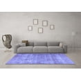thumbnail image 3 of Ahgly Company Machine Washable Indoor Rectangle Persian Blue Traditional Area Rugs, 7' x 10', 3 of 4