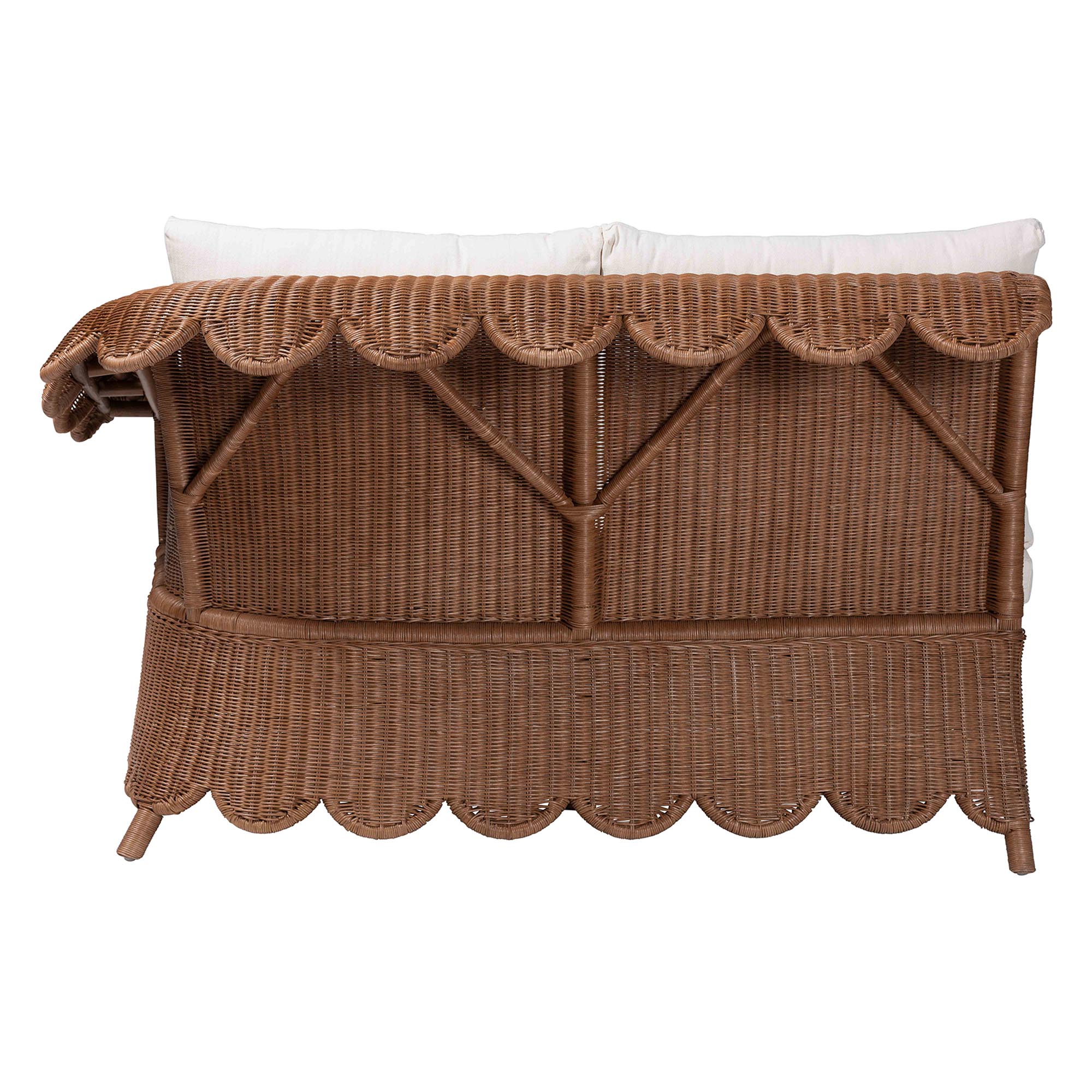 bali & pari Detta Boho Sectional Set, 4-Piece, Peanut Brown