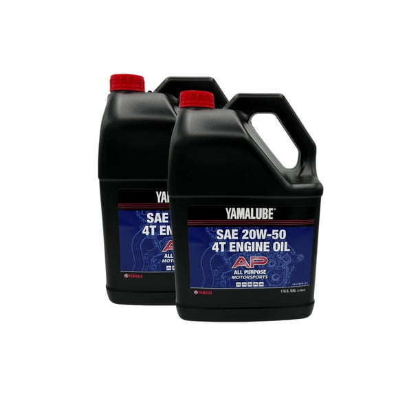 Yamalube 20W-50 All Purpose 4 Stroke Engine Oil LUB-20W50-AP-04-2PACK