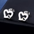 thumbnail image 4 of SIfdSeng A Stylish Stainless Steel Necklace and Earrings with Collarbone Chain, 4 of 7