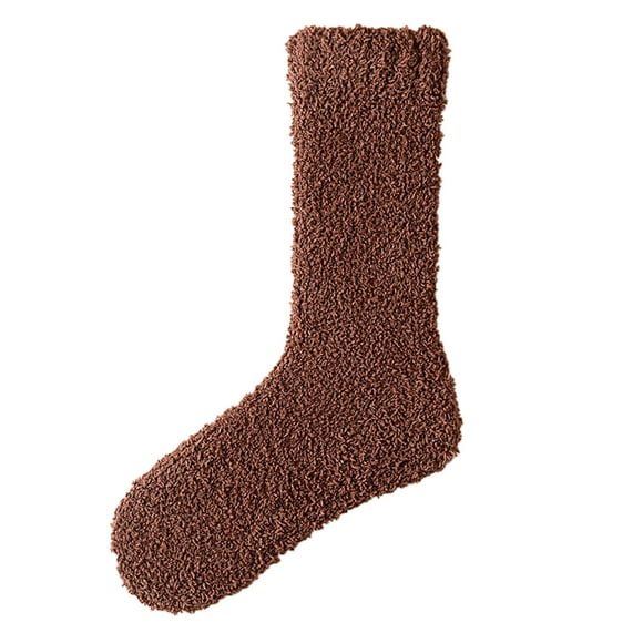BKQCNKM Socks for Women Womens Socks Wool Socks for Women Fuzzy Socks for Women Warm Christmas Fashion Windproof Printing Mid Tube Socks Long Tube Cotton Pilates Socks, Brown One Size
