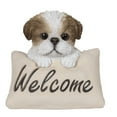 thumbnail image 1 of Panneau de Bienvenue SHIH TZU Marron et Blanc, 1 of 5