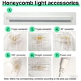 thumbnail image 3 of Wall Lights, RGB Hexagon LED Garage Lights, Honeycomb Lights, 720W - 358 Color Modes, Music Sync Supported(5 Hex Grids), 3 of 14