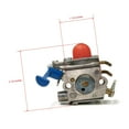 thumbnail image 2 of The ROP Shop Carburetor with Gaskets & Bulb for Husqvarna 545081848 fits Brushcutter Trimmers, 2 of 9