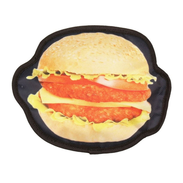 Juguetes De Lona Para Mascotas Perros Juguetes Para Morder Y Dentición Juguetes Vocales Simulación Pizza Filete Hamburguesa 4 Formas Divertidos Interesantes