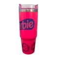 thumbnail image 2 of Termo de acero inoxidable Macarena brand, color fucsia, Barbie 887 mililitros, 2 of 3